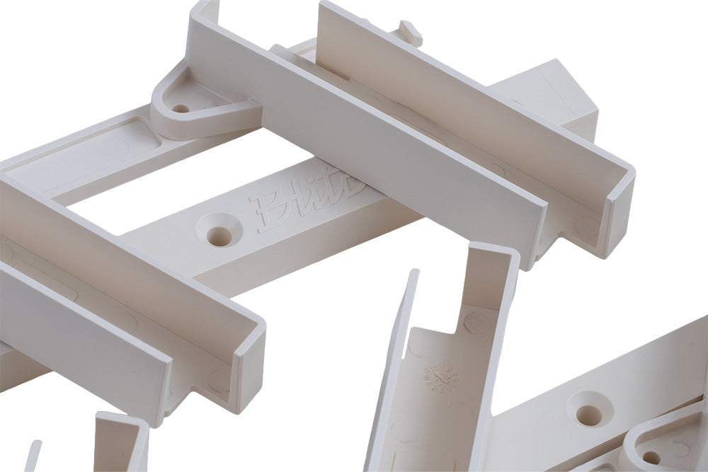 BLITO prowadnice do żaluzji ogrodowych RAL9010